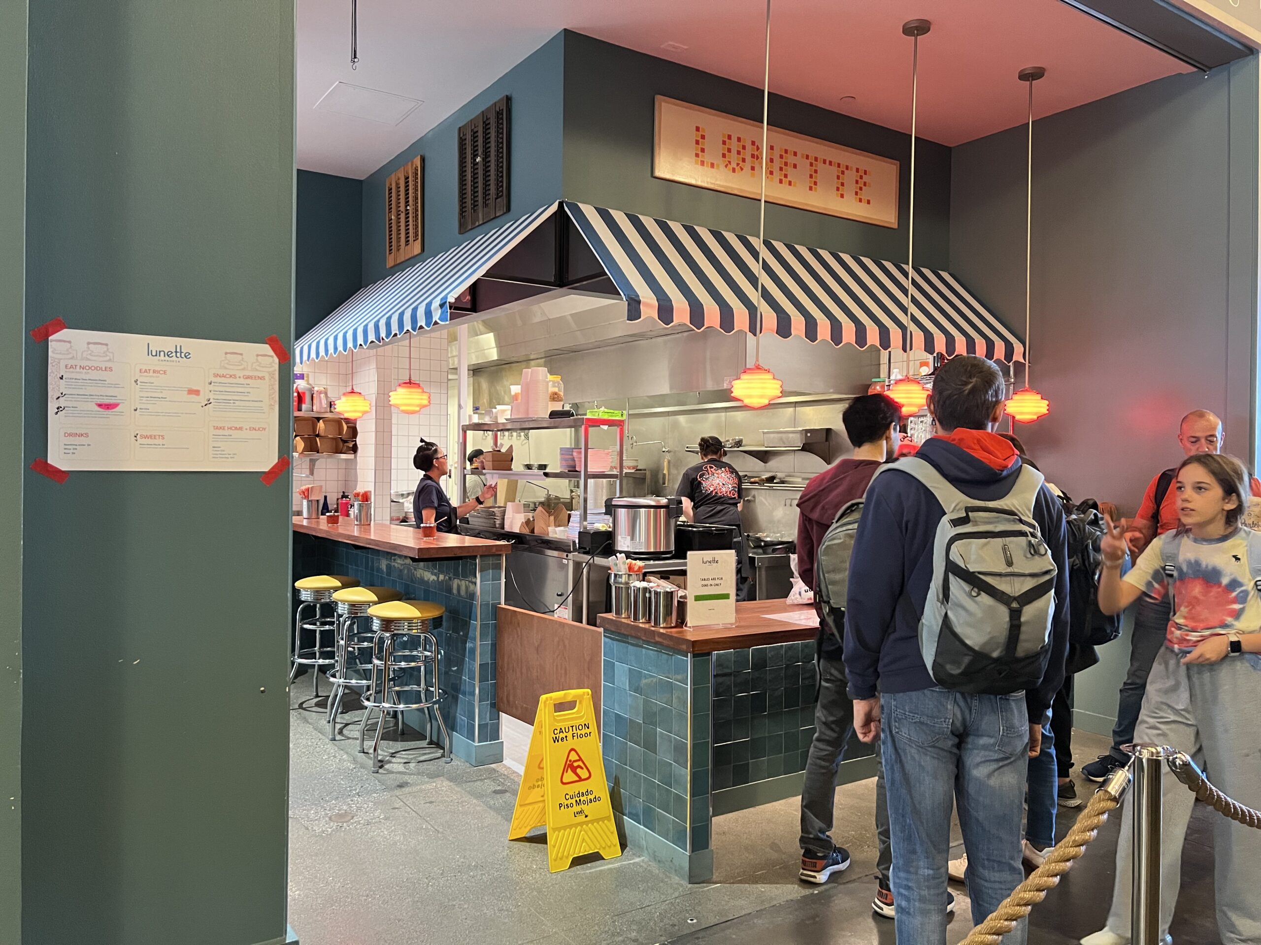 Lunette Cambodia counter inside the Ferry Building, San Francisco