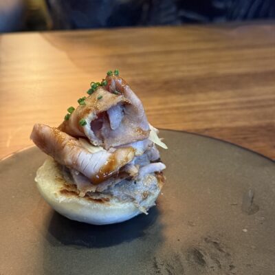 Golden coins bao at The Happy Crane, San Francisco