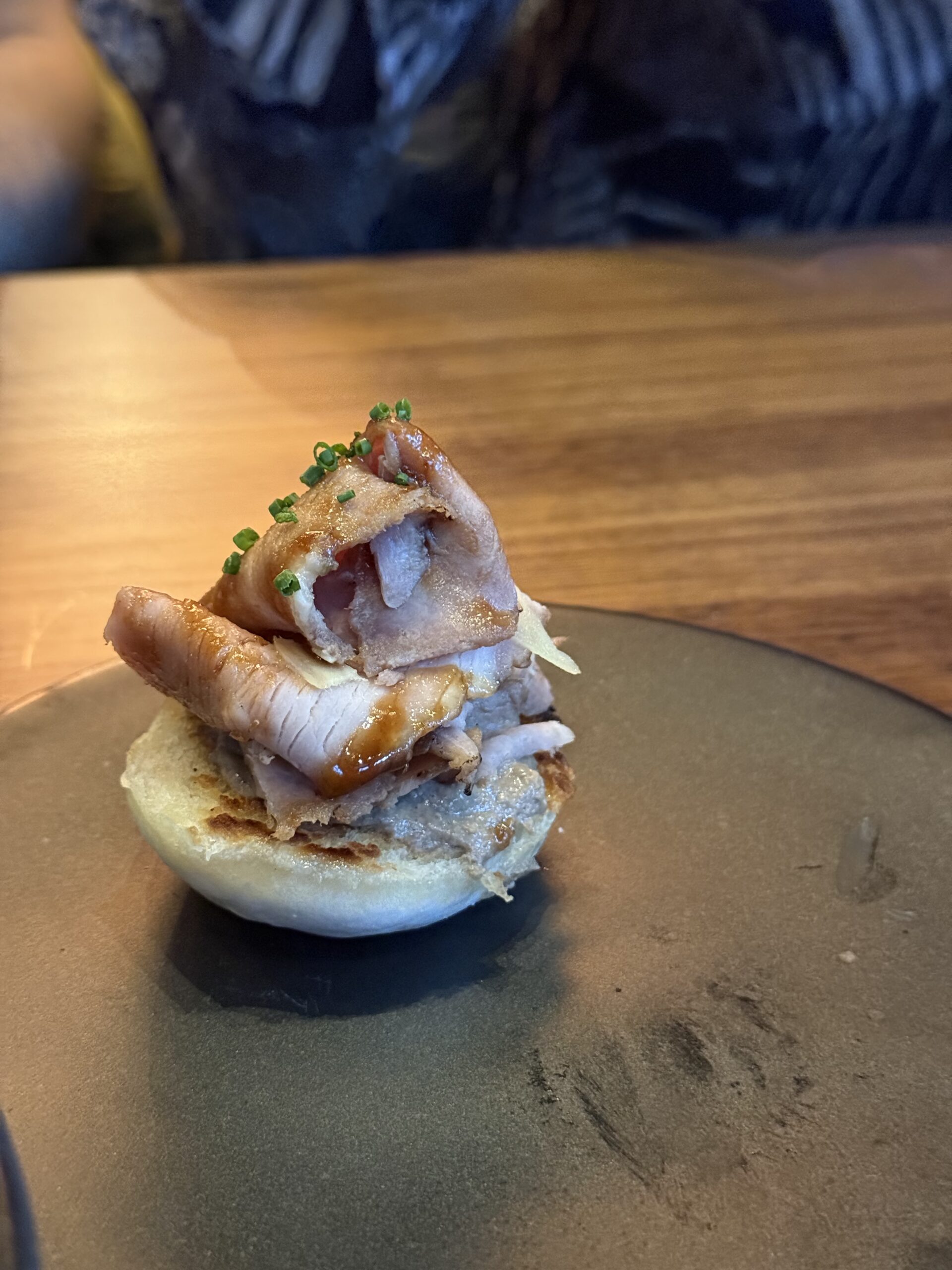 Golden coins bao at The Happy Crane, San Francisco