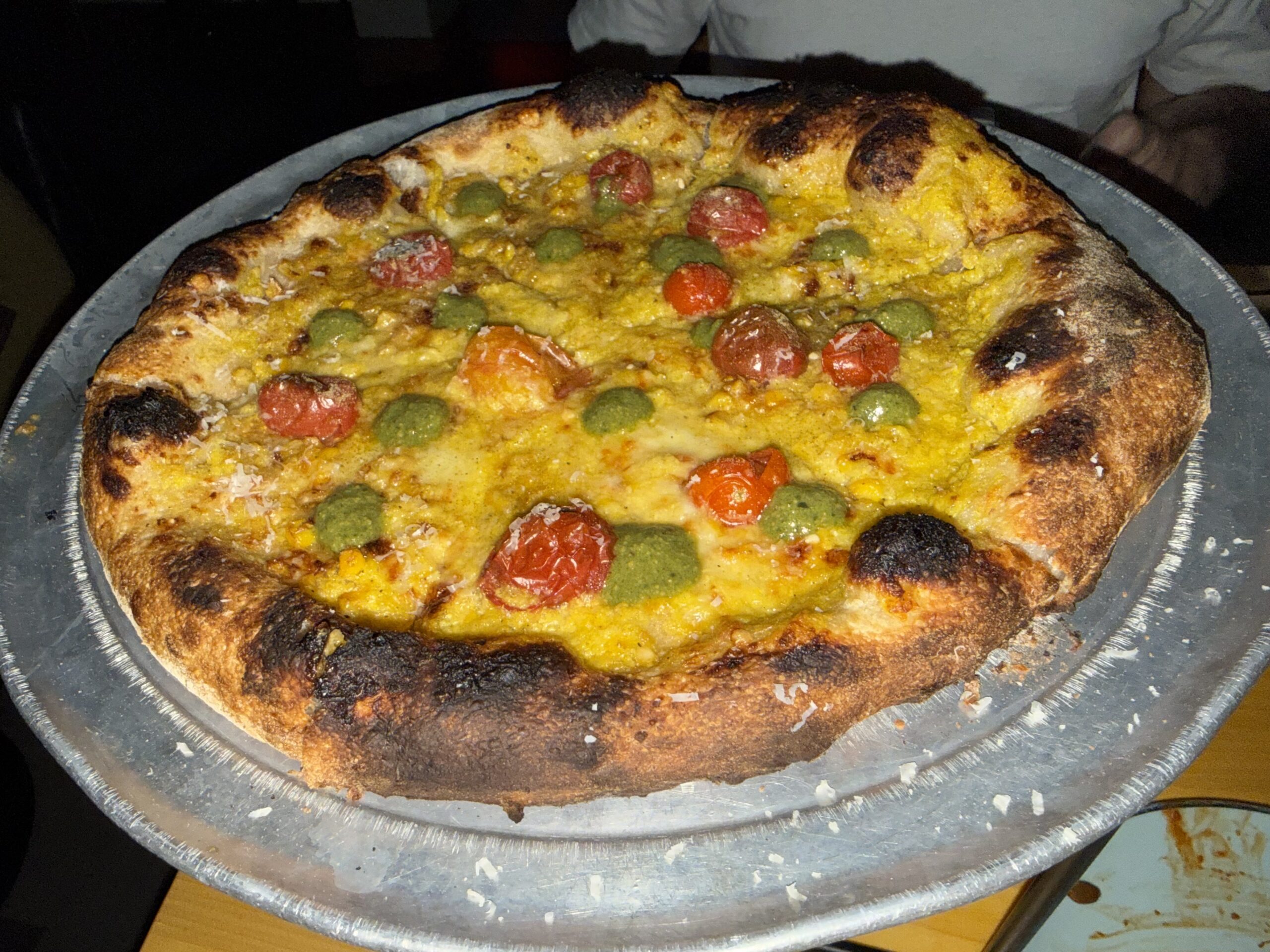 Sourdough pizza at Jules, Lower Haight San Francisco